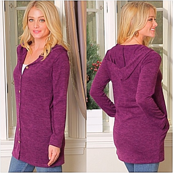 📍SALE Gorgeous Tunic With Pockets Hooded SMLXL - Picture 2 of 8